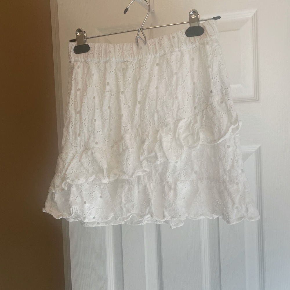7 Seven for all mankind white skirt xs 0 2